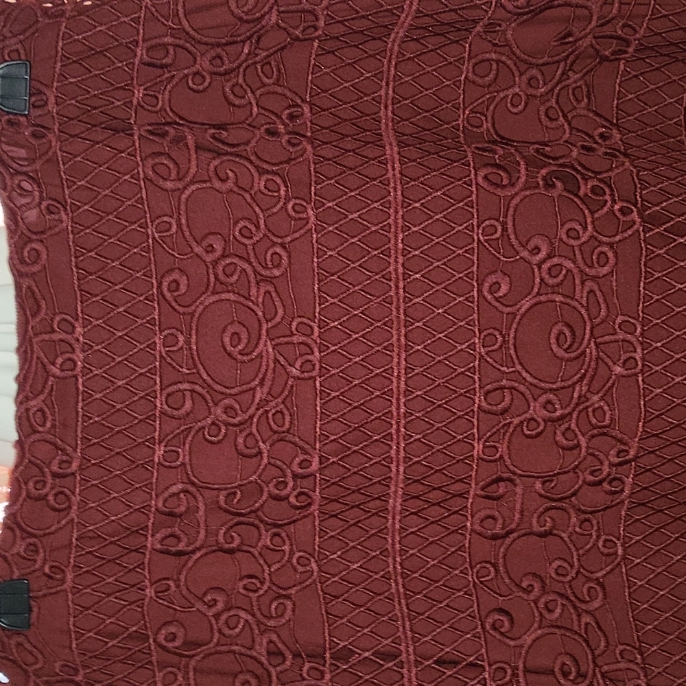 Lace skirt by expressway. Sz.12 color burgundy